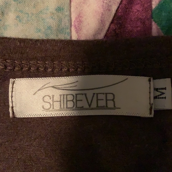 Brown Twist Knotted Shirt - Picture 3 of 3